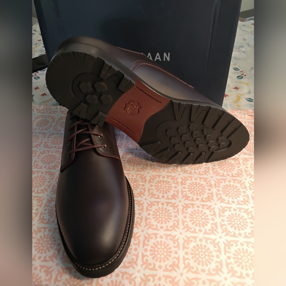 Cole Haan Men's Brown Leather Shoes - Picture 2 of 6